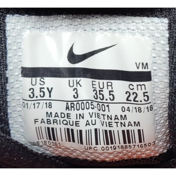 Nike Air Max Plus TN SE BG (GS) 'Black Orange' AR0005-001 - Picture 8 of 8